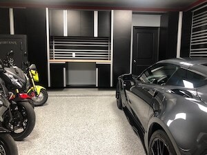 Garage Cabinetry in Black