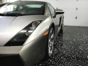 Roll on Rock® Flooring System - Garage